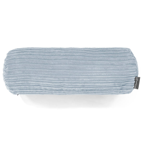Pøllepude 20 x 55cm - Klassisk Jernbanefløjl Baby Blå 02
