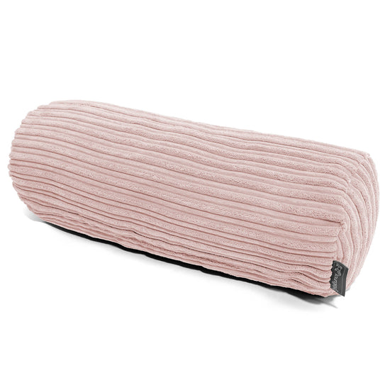Pøllepude 20 x 55cm - Klassisk Jernbanefløjl Blush Lyserød 01