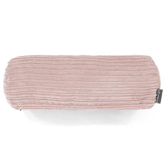 Pøllepude 20 x 55cm - Klassisk Jernbanefløjl Blush Lyserød 02