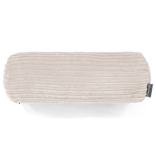 Pøllepude 20 x 55cm - Klassisk Jernbanefløjl Elfenben 02