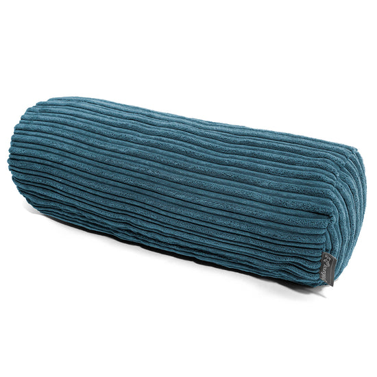 Pøllepude 20 x 55cm - Klassisk Jernbanefløjl Navy 01