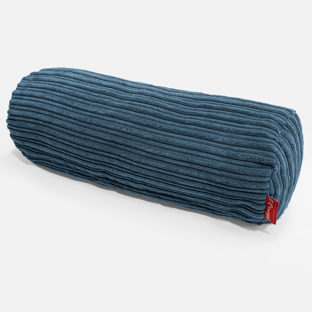 Pøllepude 20 x 55cm - Klassisk Jernbanefløjl Navy 01