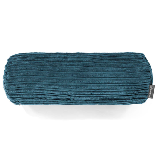 Pøllepude 20 x 55cm - Klassisk Jernbanefløjl Navy 02