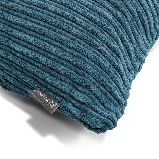 Pøllepude 20 x 55cm - Klassisk Jernbanefløjl Navy 03