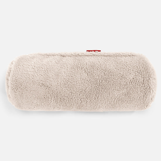 Pøllepude 20 x 55cm - Korthåret Imiteret Pels Mink 02