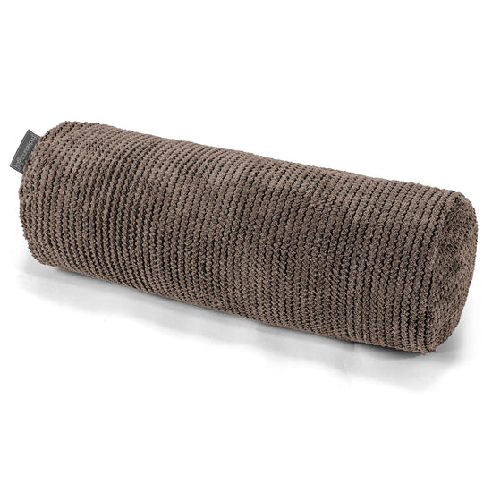 Pøllepude 20 x 55cm - Pom Pom Chokolade Brun 01