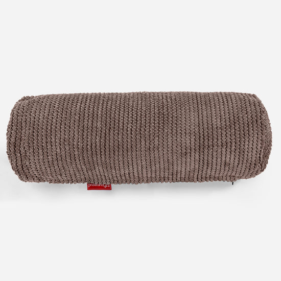 Pøllepude 20 x 55cm - Pom Pom Chokolade Brun 02