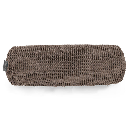 Pøllepude 20 x 55cm - Pom Pom Chokolade Brun 02