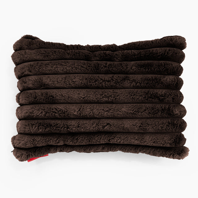 Pudebetræk 35 x 50cm - Ultraplysfløjl Sable 01