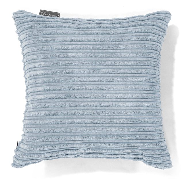 Pude 47 x 47cm - Klassisk Jernbanefløjl Baby Blå 01