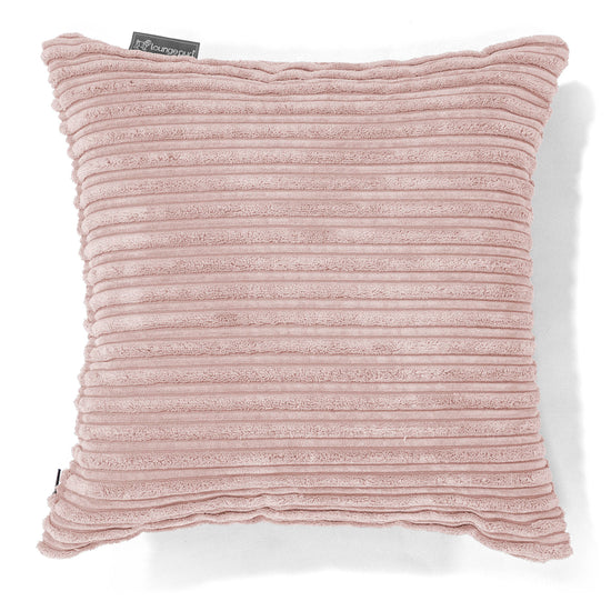 Pude 47 x 47cm - Klassisk Jernbanefløjl Blush Lyserød 01