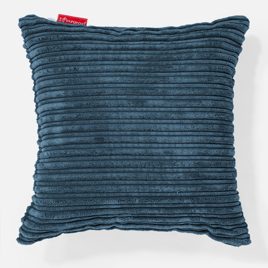 Pude 47 x 47cm - Klassisk Jernbanefløjl Navy 01