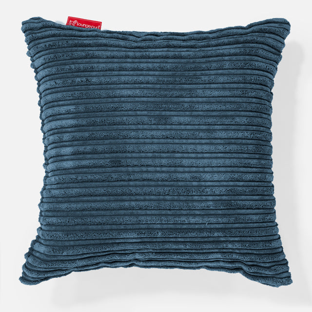 Pude 47 x 47cm - Klassisk Jernbanefløjl Navy 01