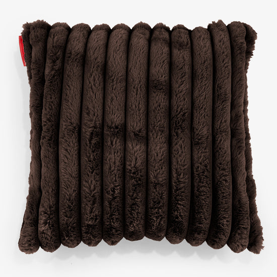 Pudebetræk 47 x 47cm - Ultraplysfløjl Sable 01