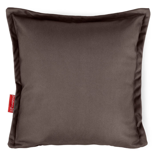 Pudebetræk 47 x 47cm - Vegansk Læder Chokolade 01