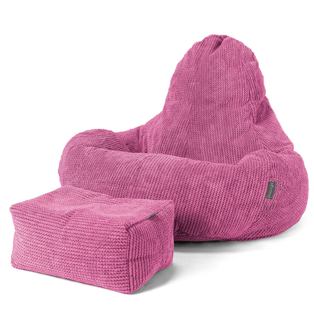Ultra Lux-gaming-sækkestol - Pom Pom Pink 02