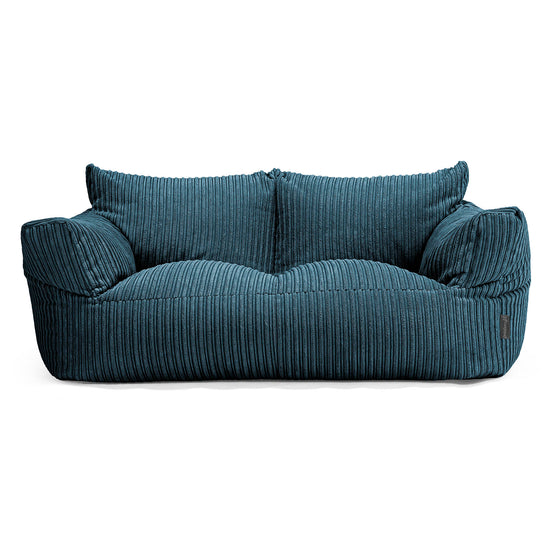 Josephine Sofasækkestol - Klassisk Jernbanefløjl Navy 01