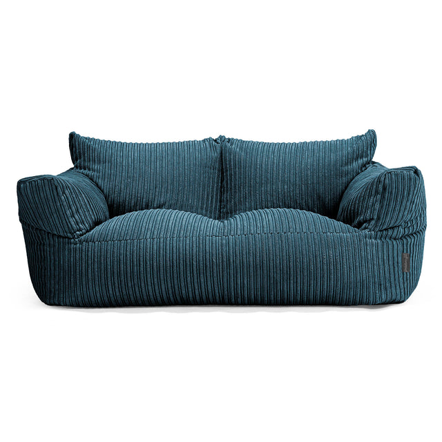 Josephine Sofasækkestol - Klassisk Jernbanefløjl Navy 01