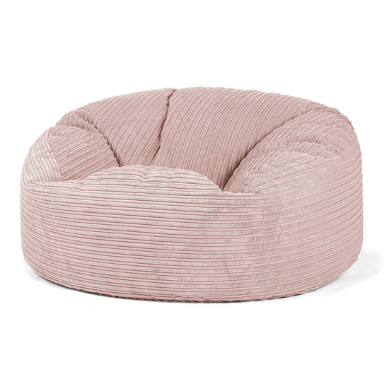 Sækkestol Sofa 'Mammut' - Klassisk Jernbanefløjl Blush Lyserød 01