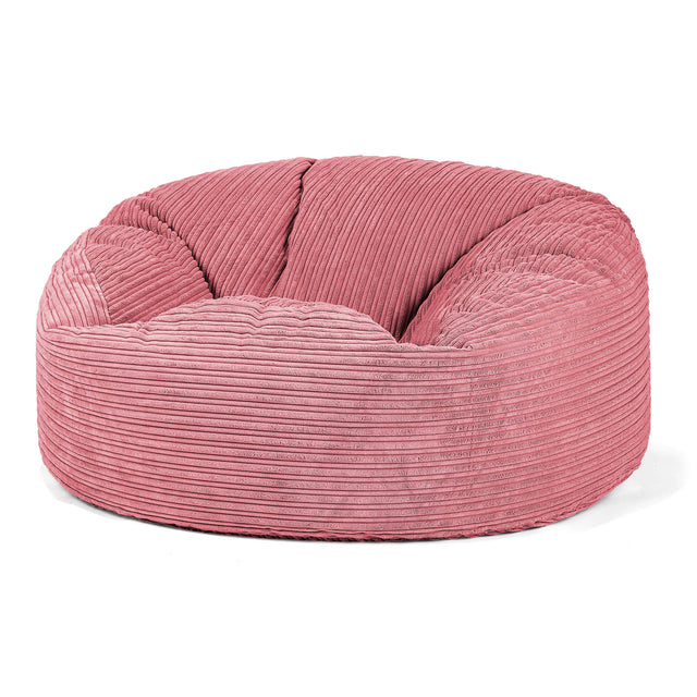 Sækkestol Sofa 'Mammut' - Klassisk Jernbanefløjl Koral 01