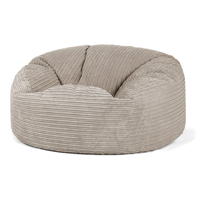 Sækkestol Sofa 'Mammut' - Klassisk Jernbanefløjl Mink 01