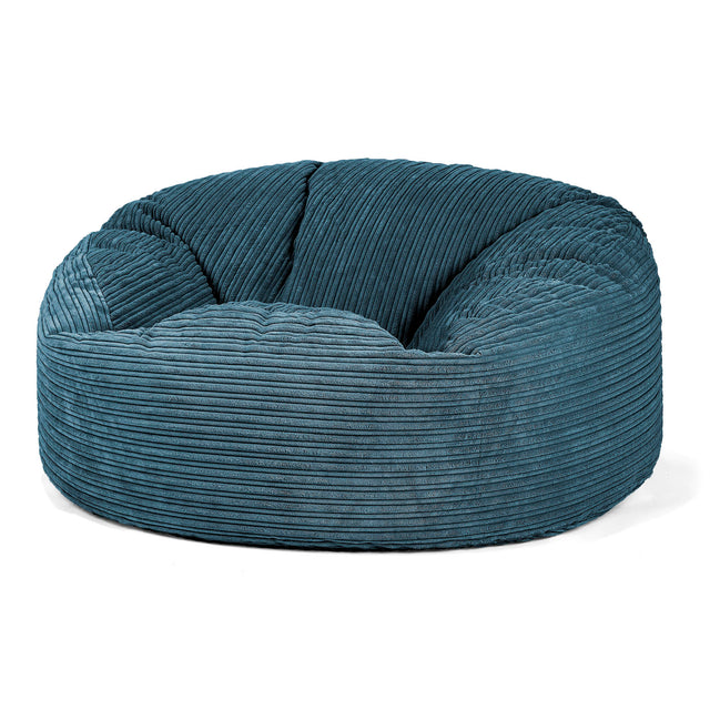 Sækkestol Sofa 'Mammut' - Klassisk Jernbanefløjl Navy 01