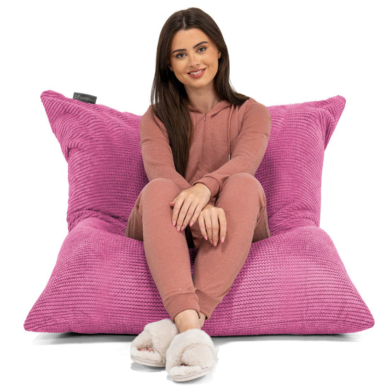 Sækkestol XL - Pom Pom Pink 02