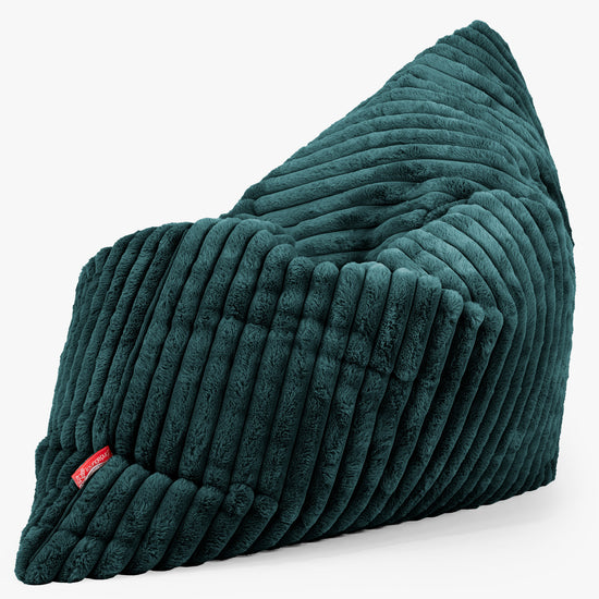 Sækkestol XL - Ultraplysfløjl Turkis 02