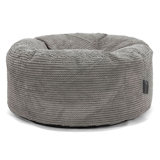 Rund Puf - Pom Pom Kul Grå 01