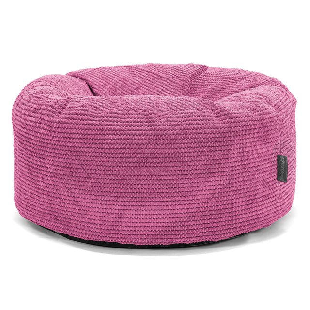 Rund Puf - Pom Pom Pink 01
