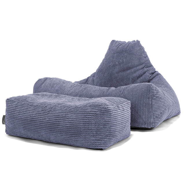 Lounge Sækkestol - Pom Pom Lilla 02