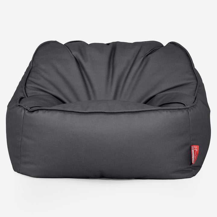 Sloucher Sækkestol - Vegansk Læder Sort 01