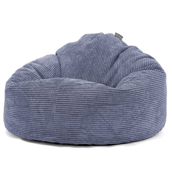 Snuggle Kæmpe Sækkestol til Børn 3-8 år - Pom Pom Lilla 02