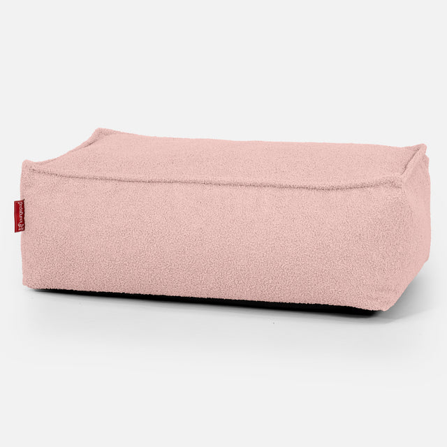 Stor Fodskammel - Boucle Lyserød_01