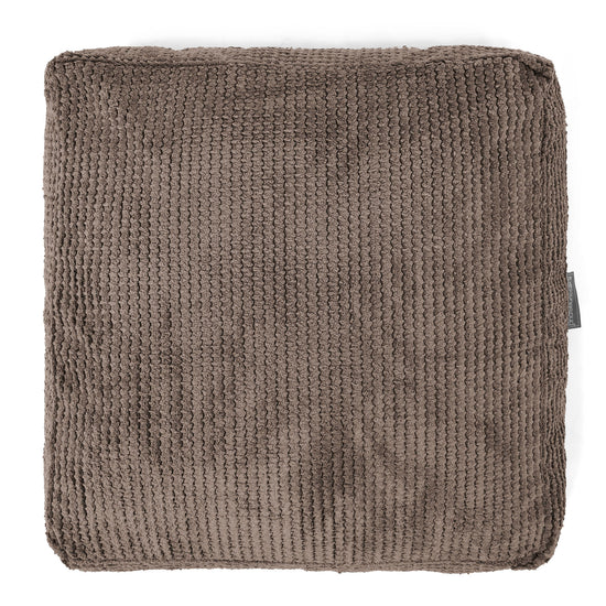 Stor Gulvpude - Pom Pom Chokolade Brun 03