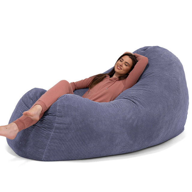Stor Sækkestol Sofa - Pom Pom Lilla 02