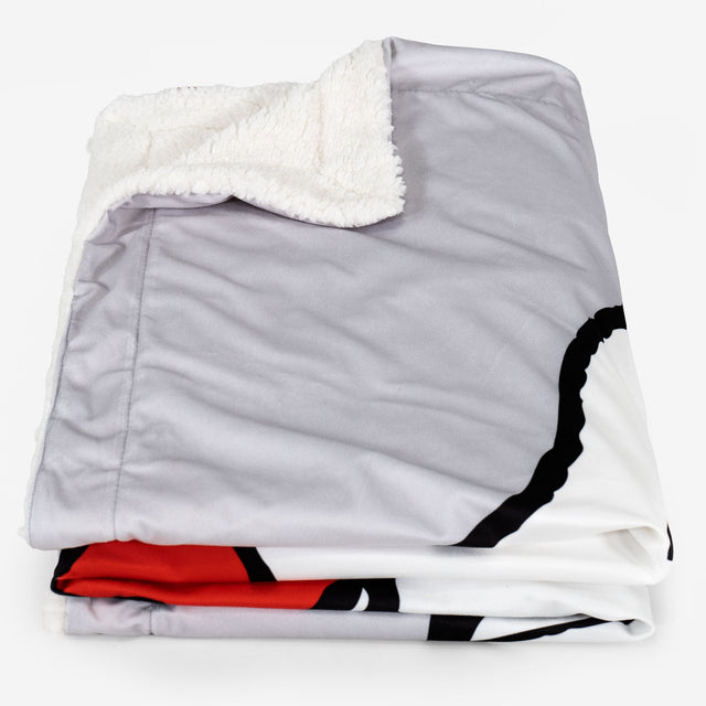 Nuser Plaid / Tæppe - Hjerte 02