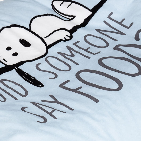 Nuser Sloucher Hundeseng Stor - Sulten Fabric Close-up Image