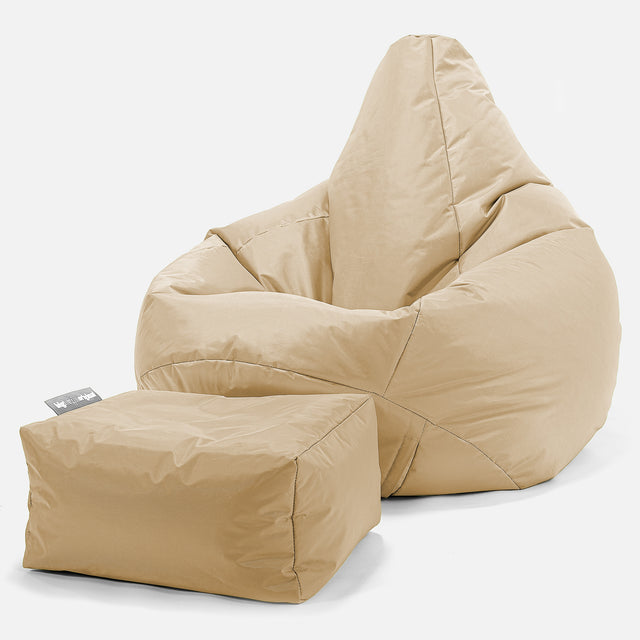 Gamer Sækkestol - SmartCanvas™ Beige 01
