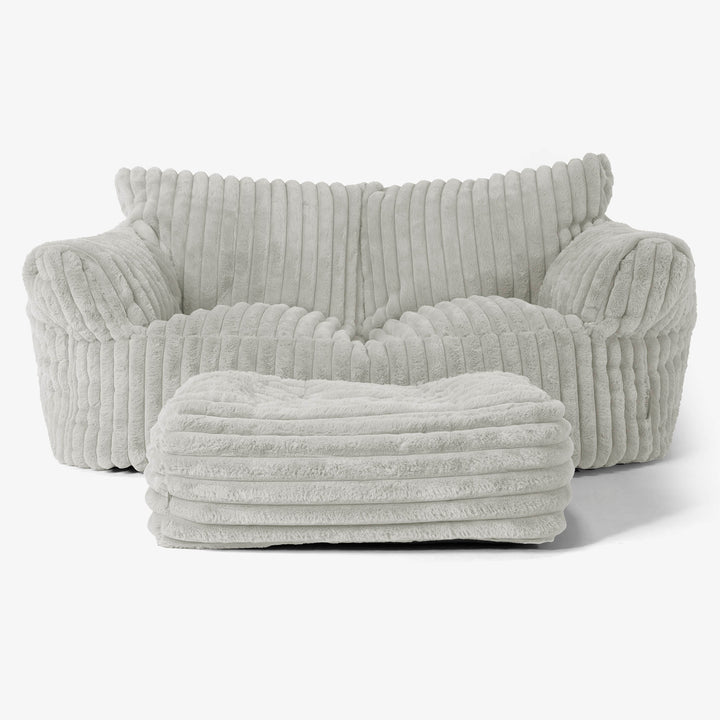 Josephine Sofasækkestol - Ultraplysfløjl Salviegrøn 02