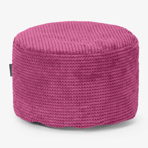 Lille Rund Fodskammel - Pom Pom Pink