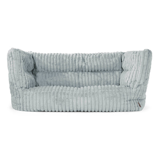 Louis Sækkestol Sofa 2 pers - Ultraplysfløjl Andeægblå 01