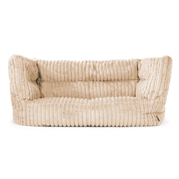 Louis Sækkestol Sofa 2 pers - Ultraplysfløjl Cremefarvet 01