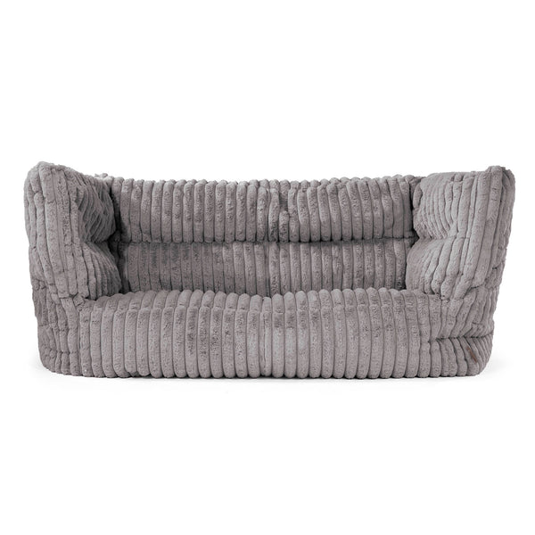 Louis Sækkestol Sofa 2 pers - Ultraplysfløjl Grå 01