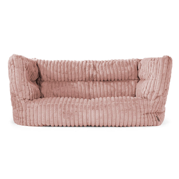 Louis Sækkestol Sofa 2 pers - Ultraplysfløjl Støvet Lyserød 01