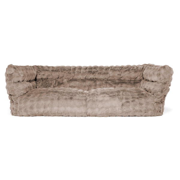 Louis Sækkestol Sofa 3 pers - Imiteret Pels Bubble Mink 01