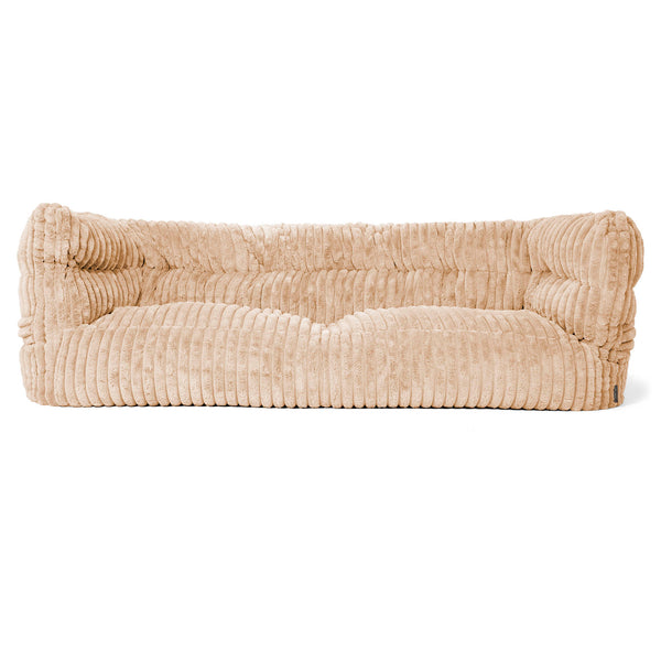 Louis Sækkestol Sofa 3 pers - Ultraplysfløjl Fersken 01