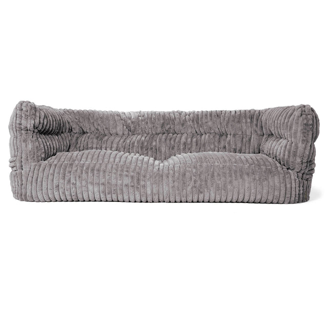 Louis Sækkestol Sofa 3 pers - Ultraplysfløjl Grå 01