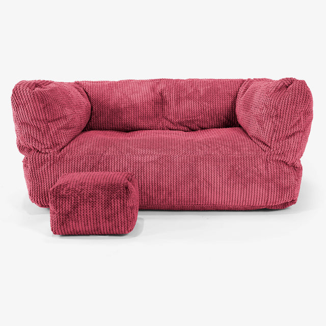 Albert Børnesofa 2-6 år - Pom Pom Pastelrød 02