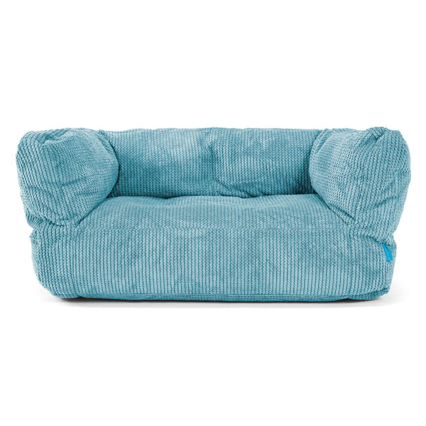 Albert Børnesofa 2-6 år - Pom Pom Turkis Blå 01